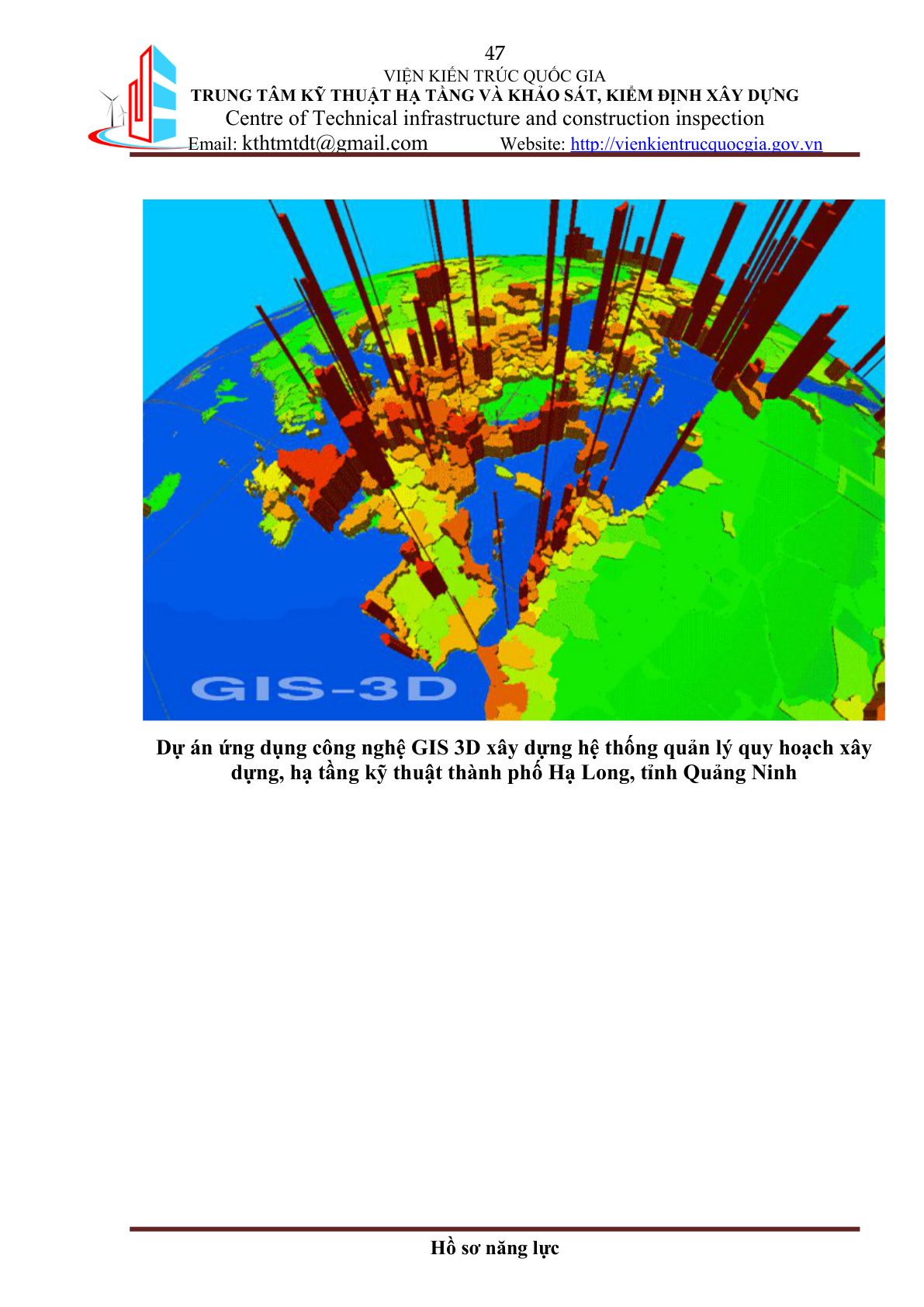 Dự án GIS 3D Hạ Long